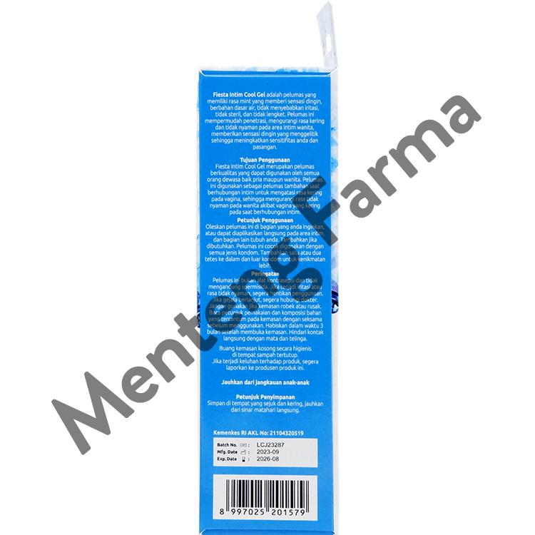 Fiesta Intimate Cool Gel 70 ml - Pelumas dengan Sensasi Dingin
