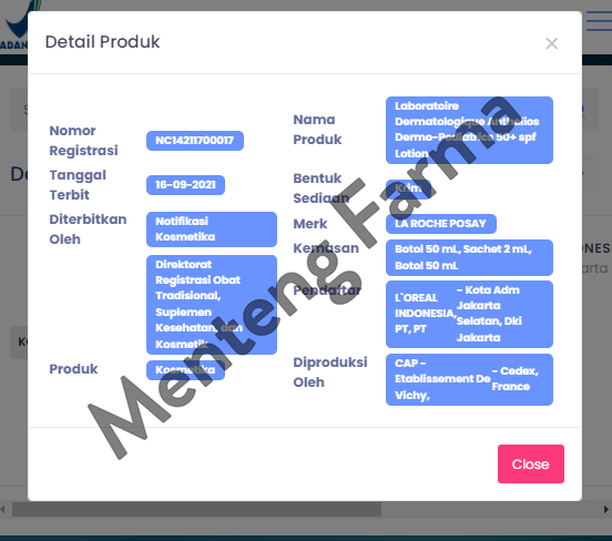 La Roche Posay Anthelios DP Baby Lotion 50 mL - Tabir Surya untuk Kulit Bayi