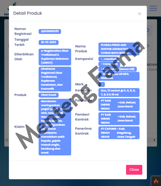 Plossa Mini Refill Citrus 4 mL - Meredakan Pegal-Pegal dan Masuk Angin