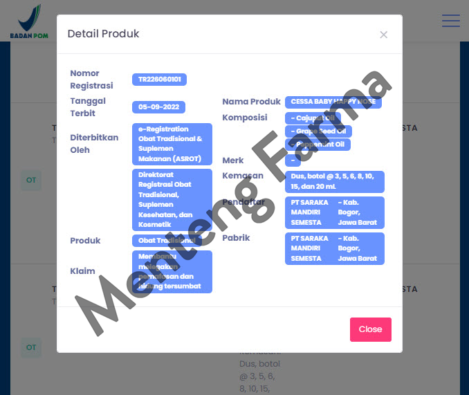 Cessa Baby Happy Nose 8 mL - Melegakan Hidung Tersumbat