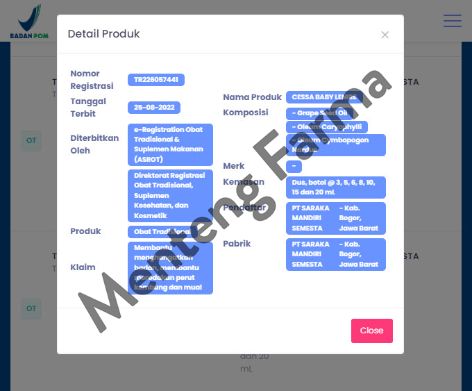 Cessa Baby Lenire 8 mL - Meredakan Kembung dan Mual