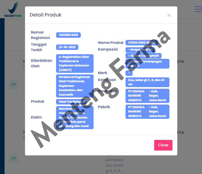 Cessa Kids Lenire 8 mL - Meredakan Kembung dan Mual