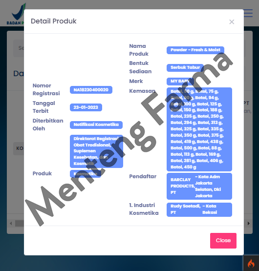 My Baby Powder Fresh & Moist 90 Gr - Bedak Tabur Bayi