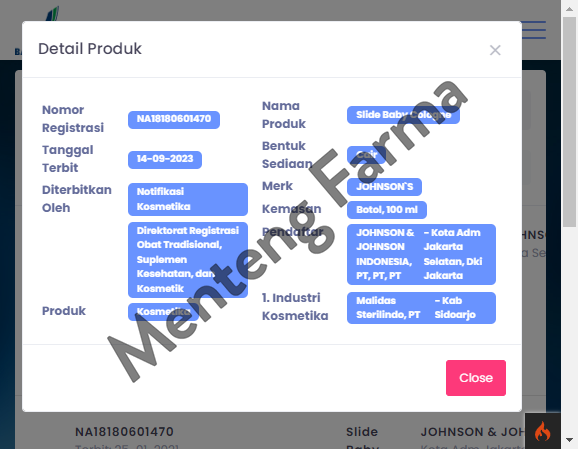 Johnson's Baby Cologne Slide 100 ml - Minyak Wangi Bayi