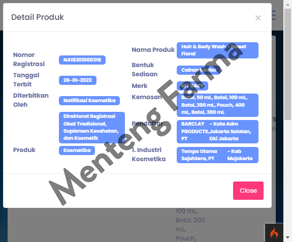 My Baby Hair & Body Wash Sweet Floral 200 mL - Shampoo dan Sabun Bayi