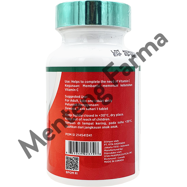 Nutriwell Vitamin C 1000 TR + Bioflavonoid 30 Tablet - Membantu Memenuhi Kebutuhan Vitamin C