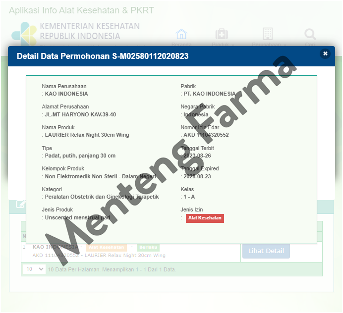 Laurier Relax Night Wing 30cm 8 Pads - Pembalut Malam Wings 30 Cm