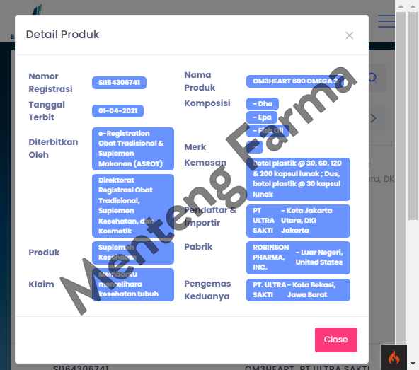 Omeheart Omega 3 Isi 30 Kapsul - Suplemen Kesehatan Omega 3