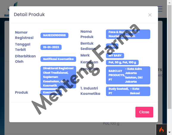 My Baby Face & Body Cream Nourish & Smooth 50 Gr - Melindungi Kulit dari Iritasi