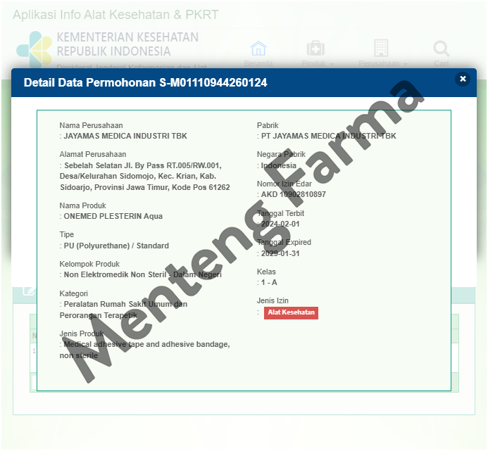 Onemed Plesterin Aqua 10 Pcs - Plester Transparan Anti Air