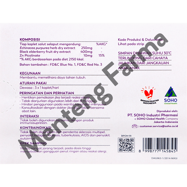 Imboost Force FCT Strip 3 Kaplet - Suplemen Daya Tahan Tubuh