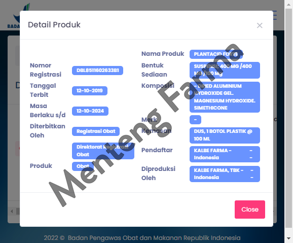 Plantacid Forte Sirup 100 mL - Obat Asam Lambung, Maag, Tukak Usus