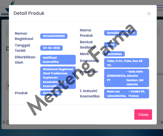 Bioderma Sensibio Defensive 40 ml - Pelembab Kulit Sensitif