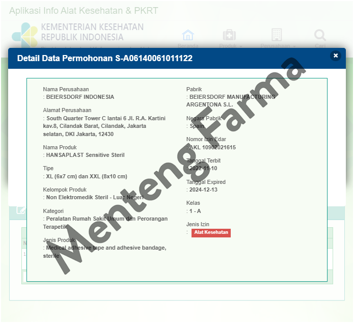 Hansaplast Sensitive XL 6 x 7 cm 5 Lembar - Plester Luka Besar