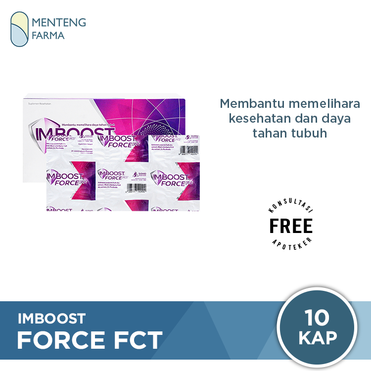 Imboost Force FCT Strip 10 Kaplet - Penambah Daya Tahan Tubuh