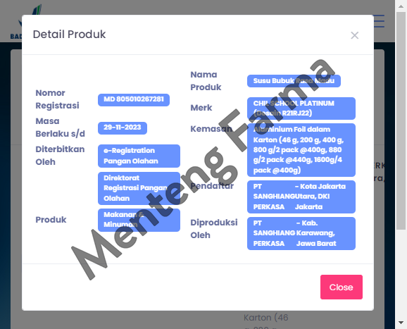 Morinaga Chil School Platinum Madu 800 Gr - Susu Pertumbuhan Anak 3-12 Tahun