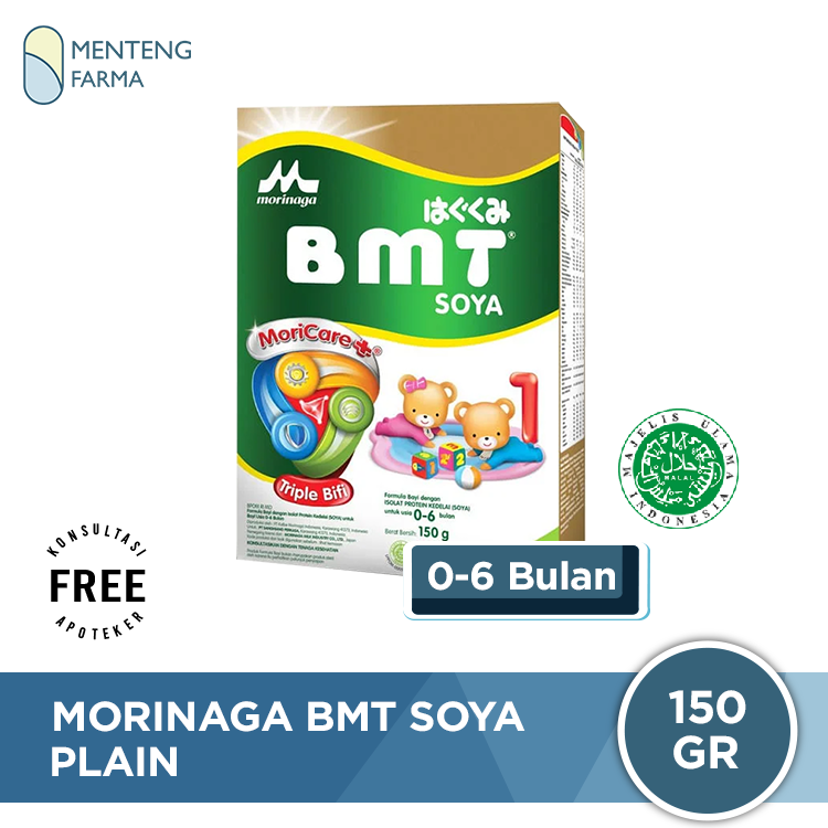 Morinaga BMT Soya 150 Gr - Susu Formula Bayi