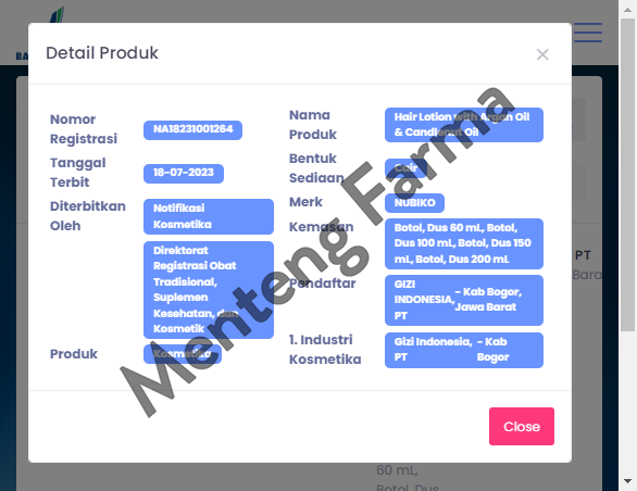 Nubiko Hair Lotion 100 mL - Merawat Rambut dan Kulit Kepala Bayi