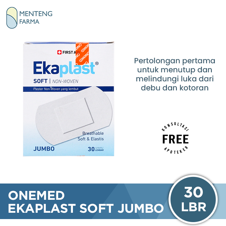 Onemed Ekaplast Soft Jumbo 30 Pcs - Plester Luka Jumbo