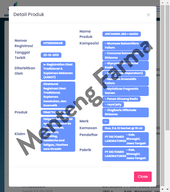 Antangin JRG Cair 5 Sachet - Sirup Masuk Angin Meriang Mual dan Pusing