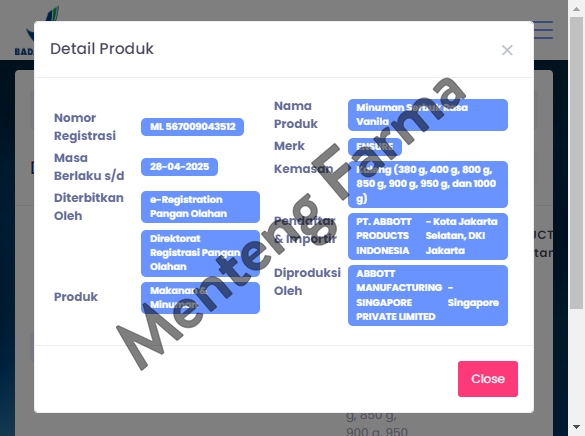 Ensure Gold Vanila 800 Gram - Susu Penambah Nutrisi Dewasa Rendah Laktosa