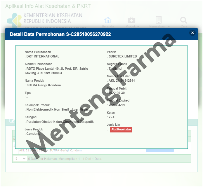 Kondom Sutra Gerigi (Isi 12) Tanpa Dus Kemasan