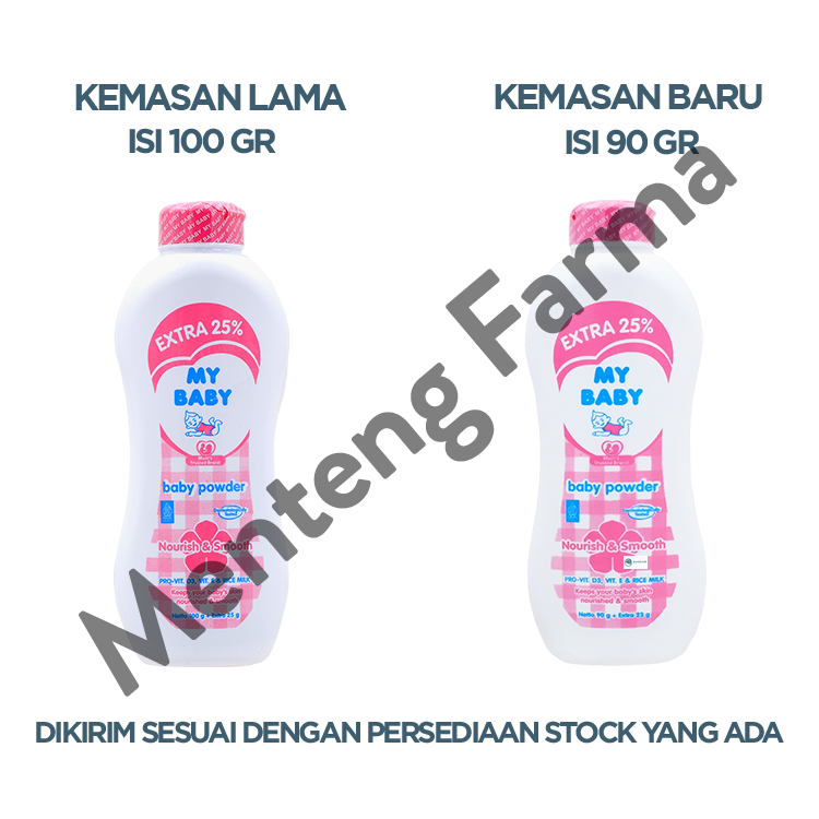 My Baby Powder Nourish & Smooth 90 Gr - Bedak Tabur Bayi