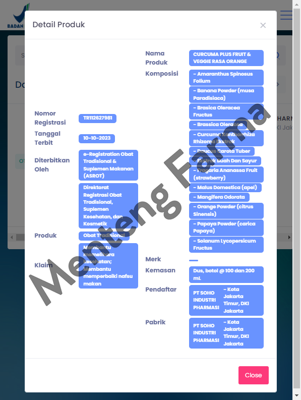 Curcuma Plus Fruit & Veggie Rasa Jeruk 100 mL - Asupan Kebutuhan Serat Buah dan Sayur untuk Anak
