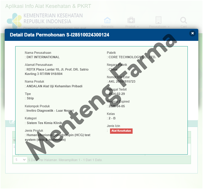 Andalan Strip Uji Kehamilan - Alat Pendeteksi Kehamilan Cepat Akurat