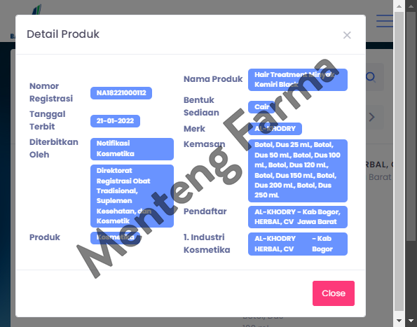Minyak Kemiri Al-Khodry - Penyubur Rambut, Jambang, Kumis, Jenggot