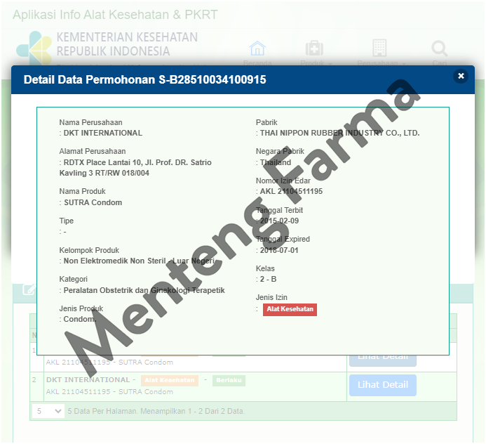 Kondom Sutra Merah (Isi 12)