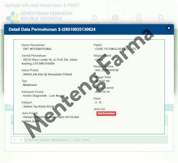 Andalan Pregnancy Test Midstream - Alat Tes Kehamilan Pribadi