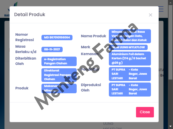 Mom Uung Mylkflow Susu Pelancar ASI Vanila - Minuman Pelancar ASI