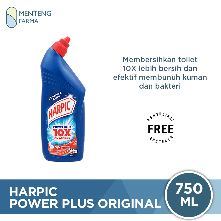 Harpic Power Plus Original 750 ML - Cairan Pembersih Toilet