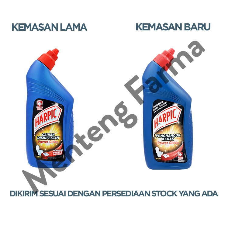 Harpic Power Clean Penghancur Kerak Citrus 405 ML - Pembersih dan Penghancur Kerak Kloset
