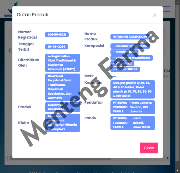IPI Vitamin B Complex 80 Tablet - Memelihara Kesehatan Tubuh