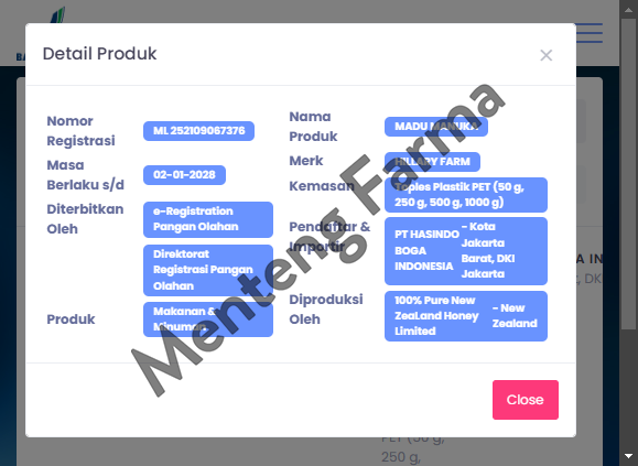 Hillary Farm Manuka Honey UMF 5+ 250 Gr