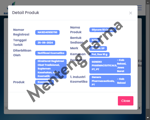 Glycore 10% Cream 10 g - Menyamarkan Kulit Gelap dan Flek Hitam