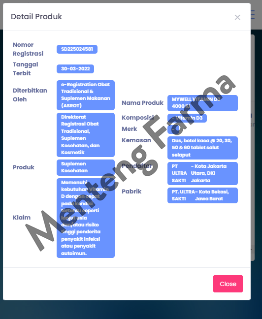 My Well Vitamin D3 4000 IU 20 Tablet - Suplemen Vitamin D3