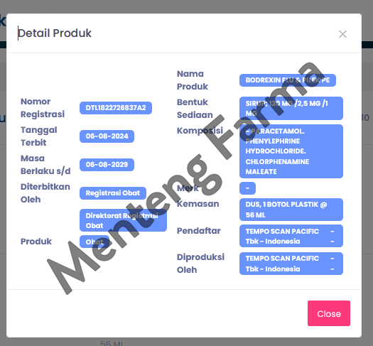 Bodrexin Flu & Pilek PE Sirup - Pereda Flu dan Pilek Pada Anak