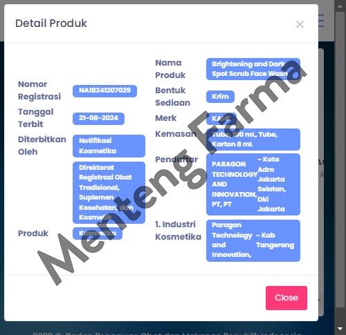 Kahf Brightening and Dark Spot Scrub Face Wash 100 mL - Membantu Samarkan Noda Hitam