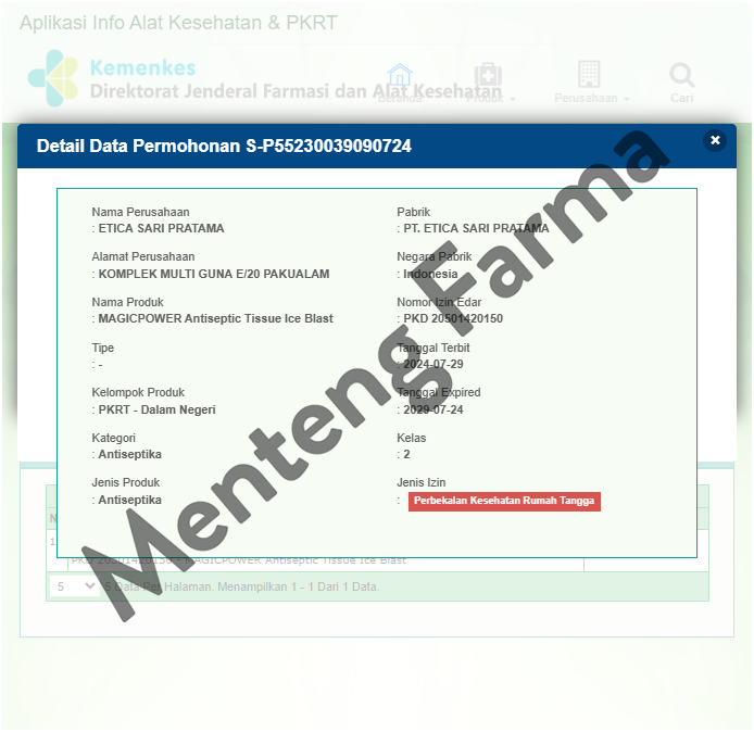 Tissue Magic Power Ice Blast