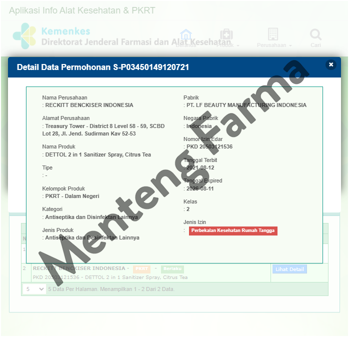 Dettol Hand Sanitizer & Surface Spray 2in1 Citrus Tea 50 mL