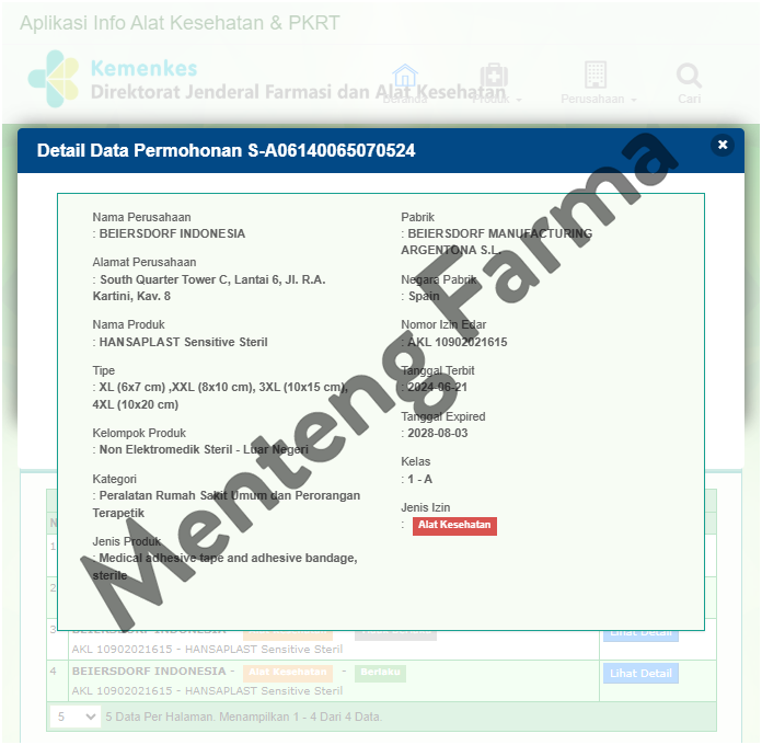 Hansaplast Sensitive XXL 8 x 10 cm 5 Lembar