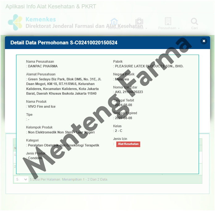 Kondom Vivo Fire & Ice