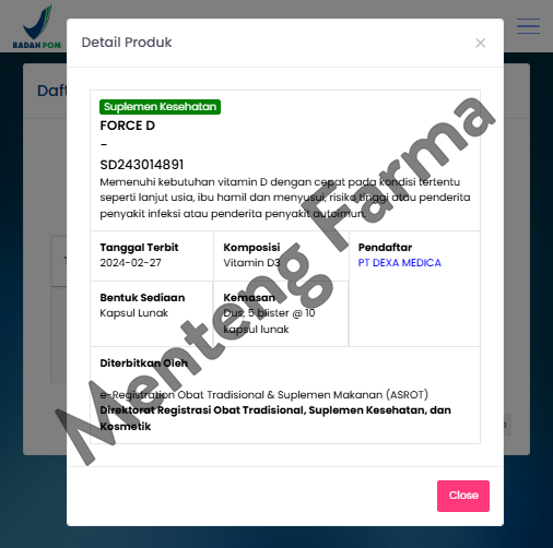 Force D Vitamin D3 1000 IU 10 Kapsul Lunak - Suplemen Vitamin D3