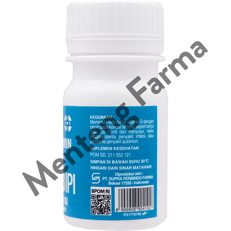 IPI Vitamin D3 1000 IU 70 Tablet - Suplementasi Vitamin D dengan Cepat