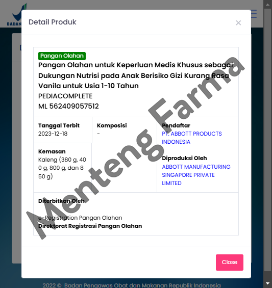 Pediasure Complete Vanila 800 Gram - Susu Formula Khusus Anak Malnutrisi/Gizi Buruk