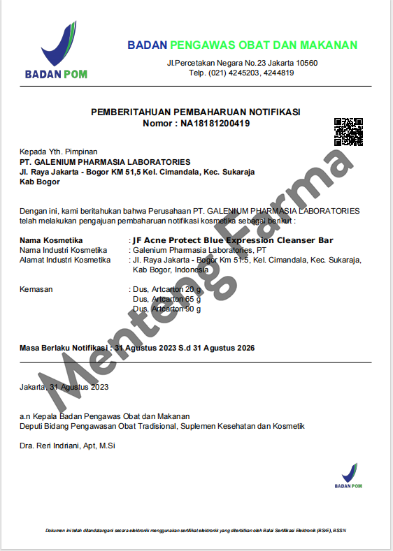 JF Acne Protect Mild Care 90 Gr - Merawat Kulit Berjerawat