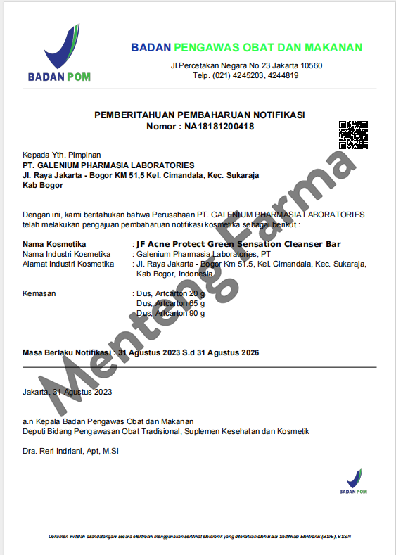 JF Acne Protect Oily Care 90 Gr - Merawat Kulit Berjerawat